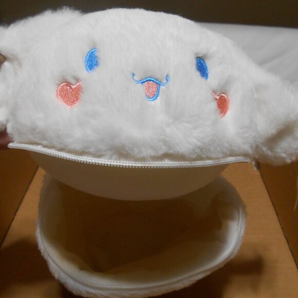 LITTLE GIRLS PLUSH WHITE SANRIO CINNAMROLL PURSE BAG ZIPPER SHOULDER TOTE 👸🎁 - Picture 9 of 9